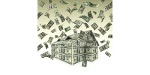 Enlarged view: Picture of a house surrounded by money