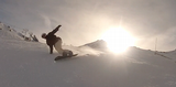 Enlarged view: Snowboarder